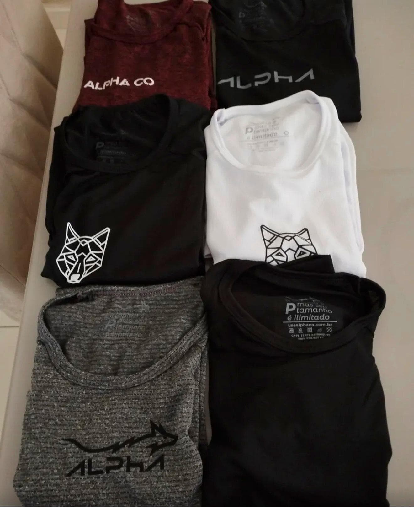 Kit 6 Camisetas Mais Procuradas Alpha