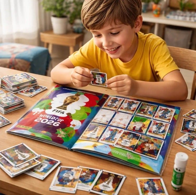Álbum Copa Do Mundo 2026 Capa Mole + 84 Figurinhas
