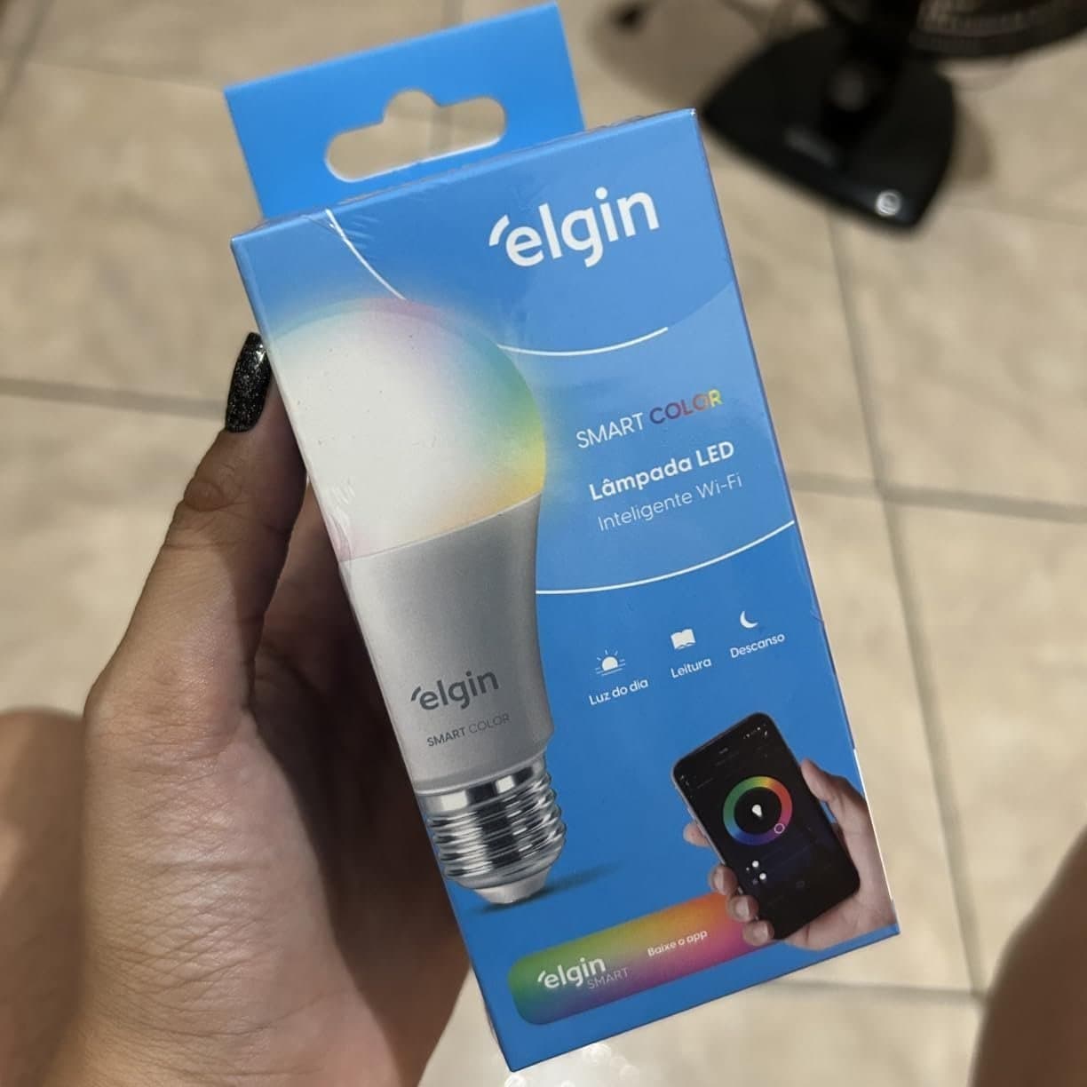 Lâmpada Inteligente Smart Color 10W Elgin