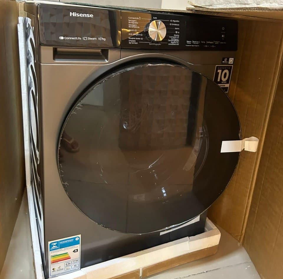 Hisense Lava e Seca 11kg Lavagem 7kg Secagem