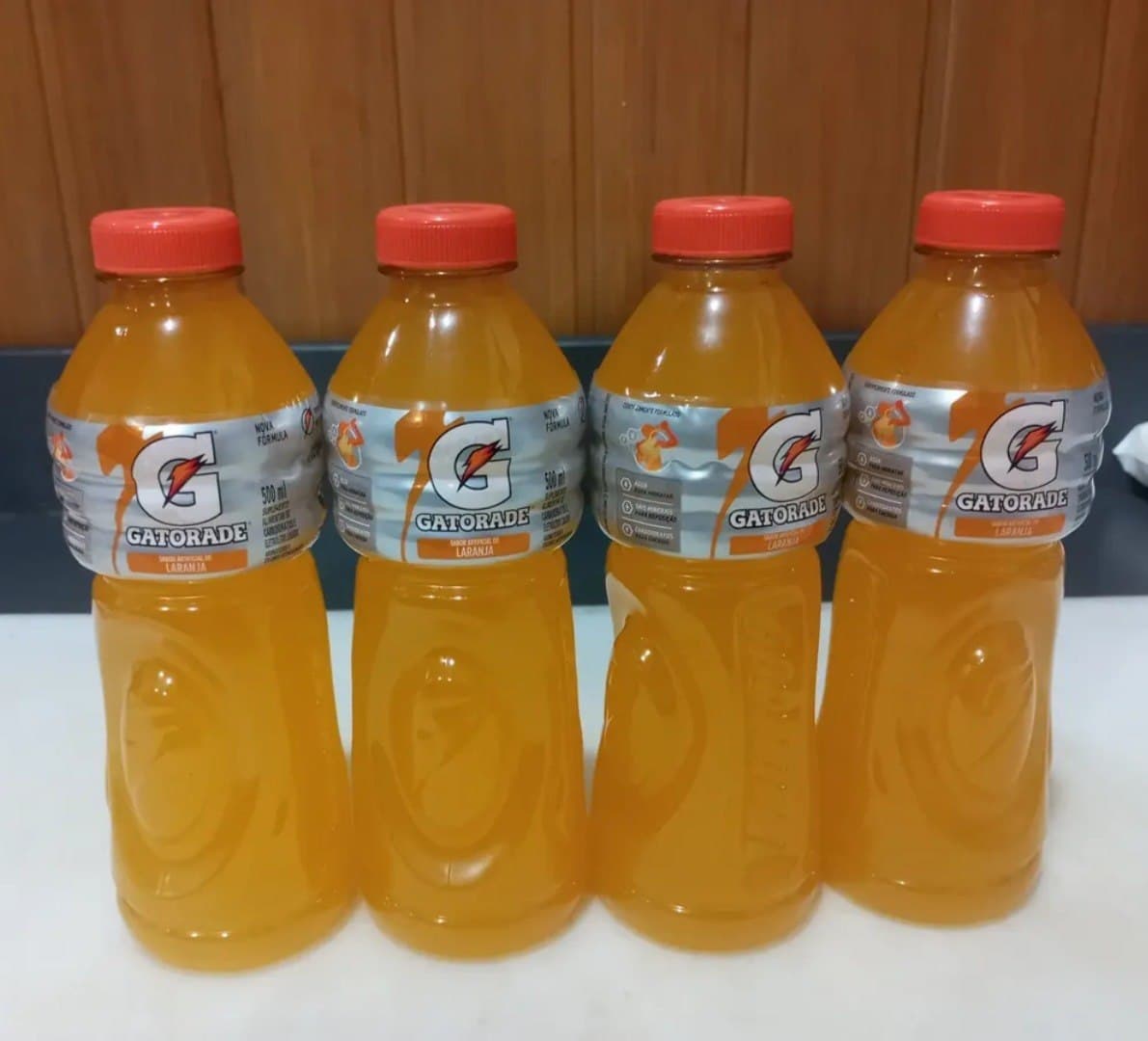 Gatorade Laranja 500mL - 6 unidades