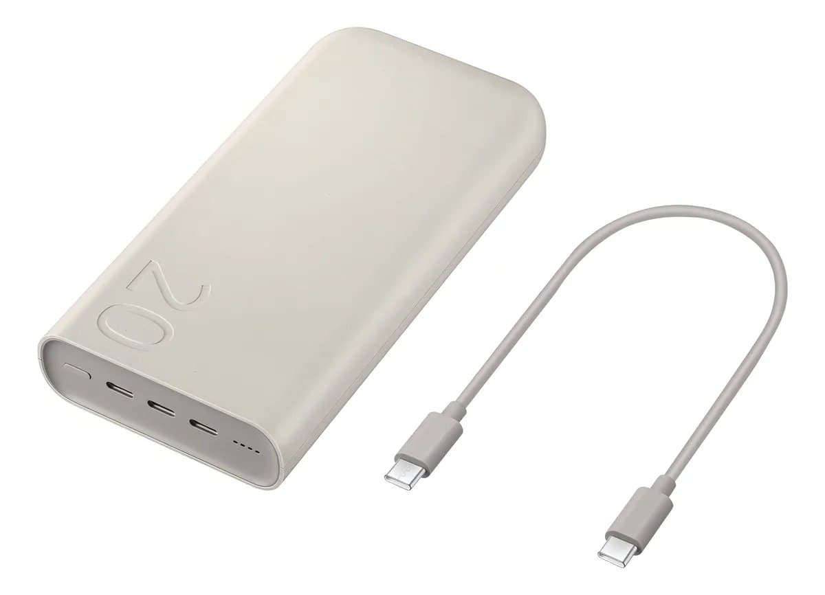 Carregador Portátil 3x USB-C 20000mAh Super Rápido 45W