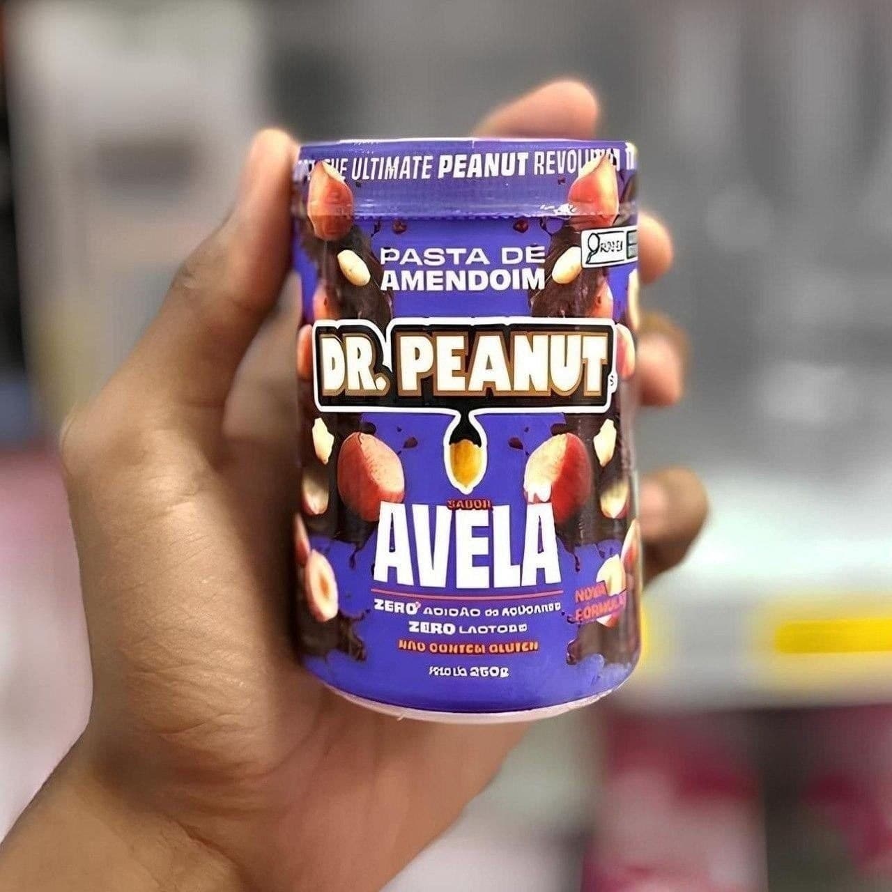Dr. Peanut Pasta De Amendoim Avelã 250g - Com Whey Protein