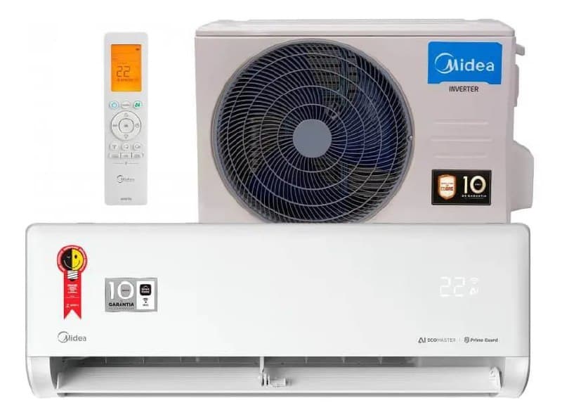 Ar condicionado Split Midea Ecomaster IA Inverter 9000Btus Frio