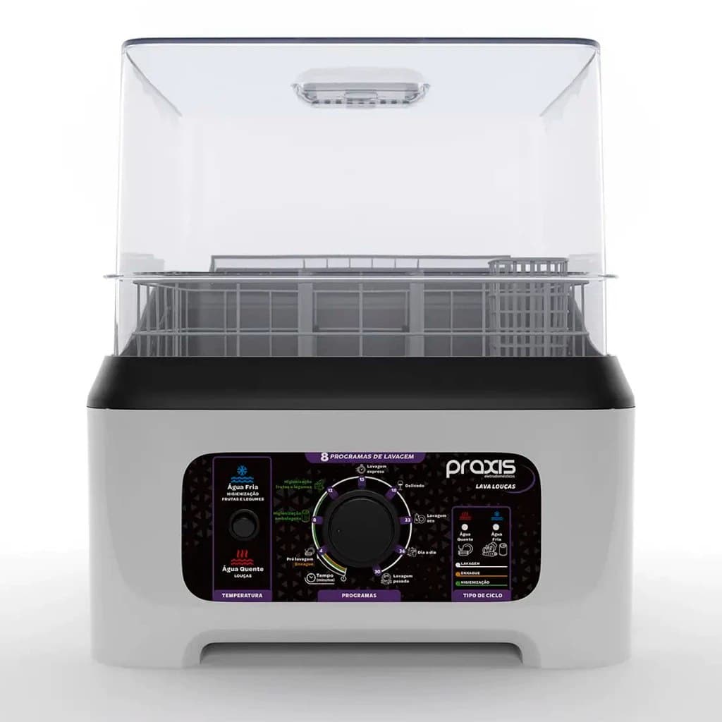 Lava Louças Praxis Portátil LLPP Semi-Automática 127V Branca