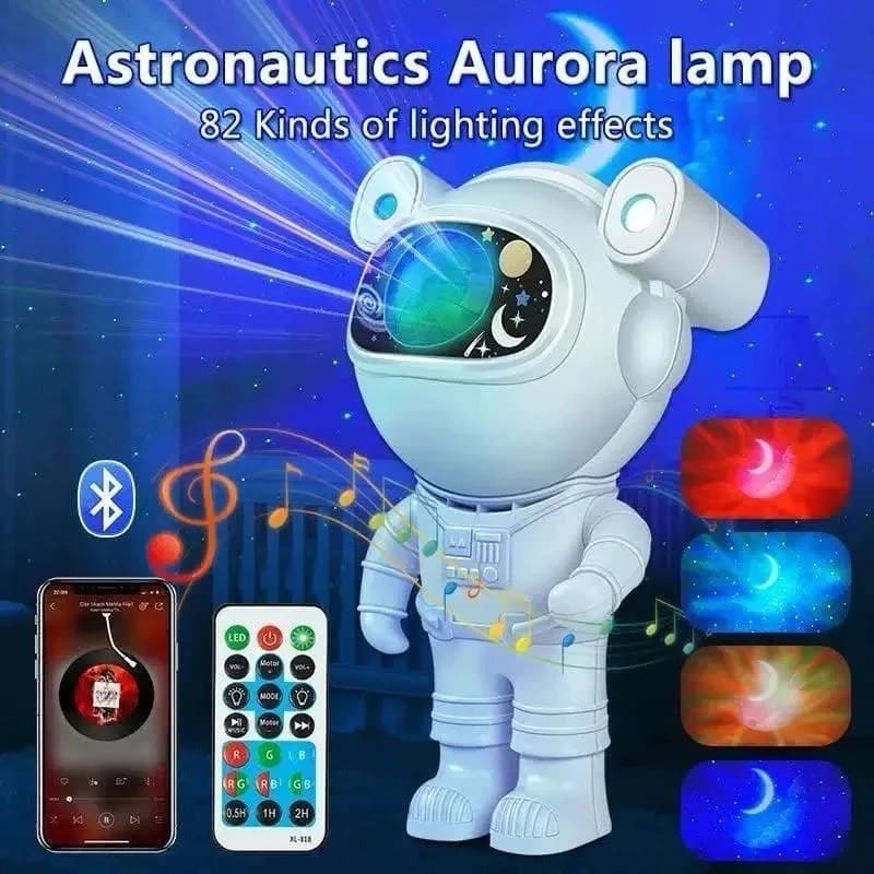 Luminária Projetor Astronauta Lua
