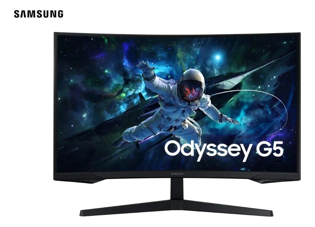 Monitor Gamer Curvo Samsung Odyssey G5 32 Pol QHD 165Hz