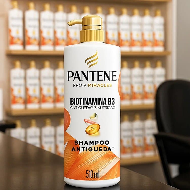 Pantene Pro-v Shampoo Miracles Antiqueda & Nutrição Biotinamina B3 510ml