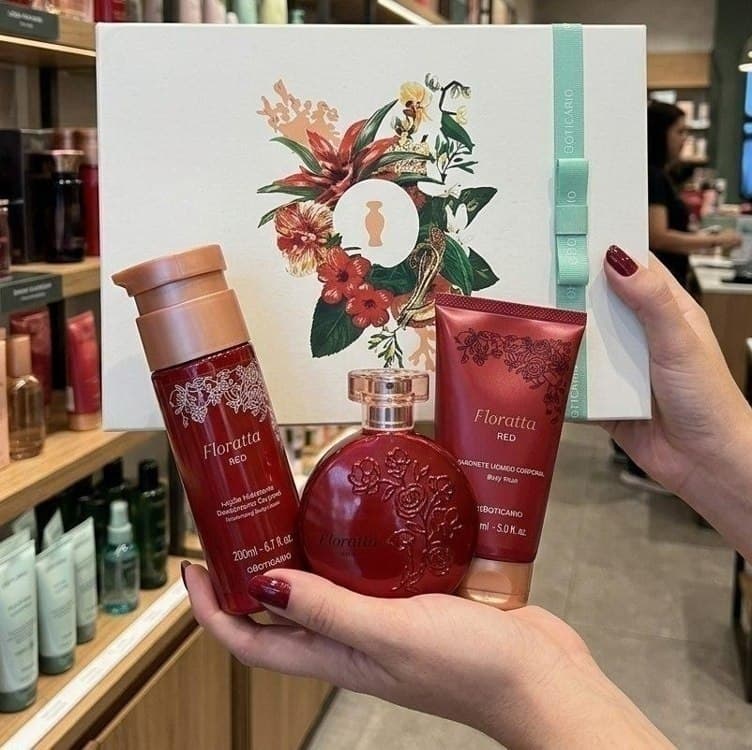 O Boticário Floratta Red Kit Presente (3 Itens)