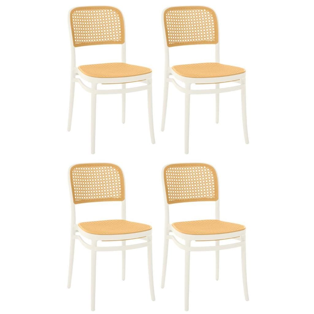 Kit 4 Cadeiras de Jantar Roma para Sala e Cozinha
