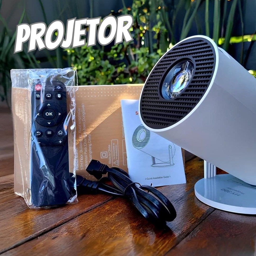 Projetor Smart Portátil Several Full HD 4K Android 11 Wi-Fi