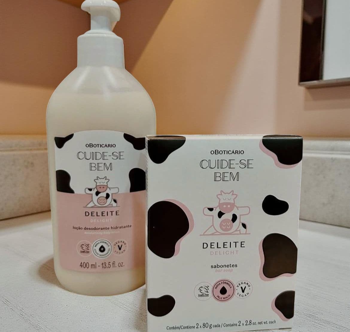 Combo Cuide-se Bem Deleite: Loção Corporal 400ml + Sabonetes