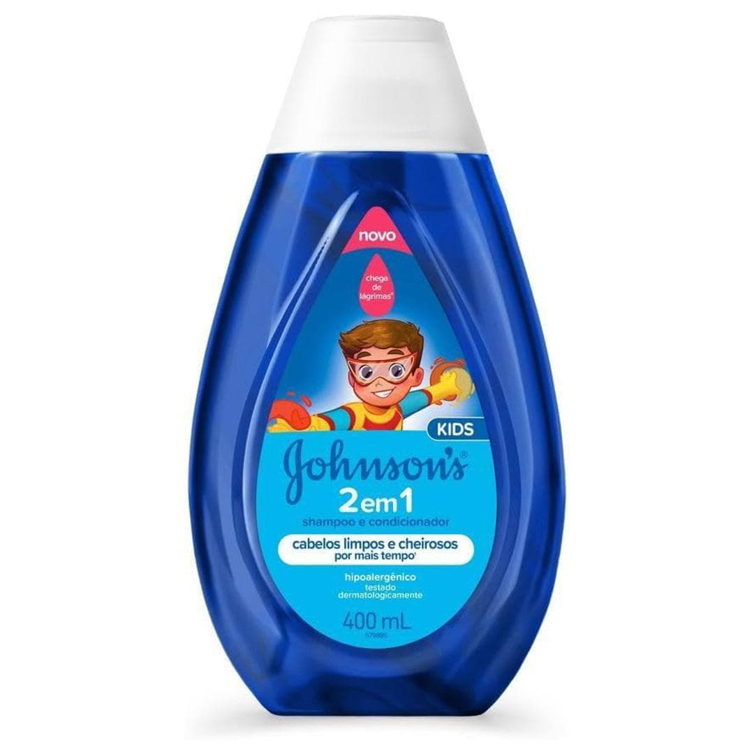 Johnson's 2 em 1 Shampoo e Condicionador, 400ml