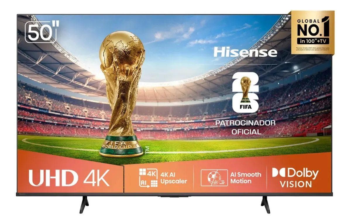 Hisense Smart TV 4K 50" 50A6NV