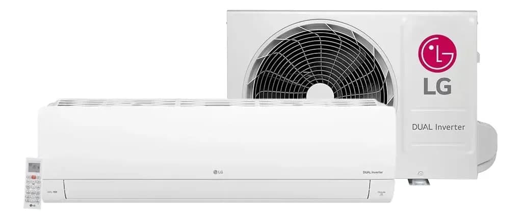 Split Hiwall Inverter LG Dual Compact IA 12000 BTU Frio 220V