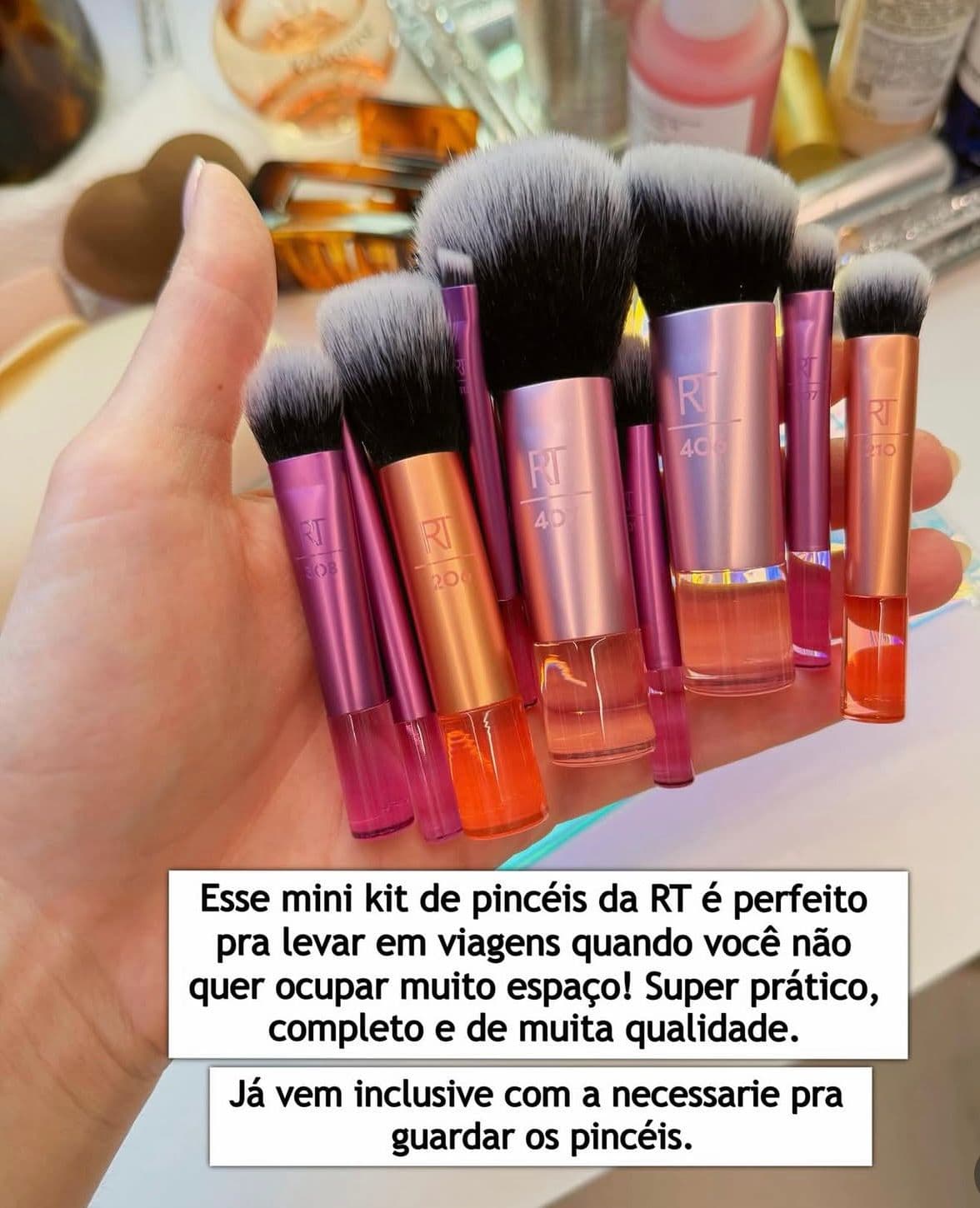 Kit De Pincéis Real Techniques Travel Fantasy Mini Brush