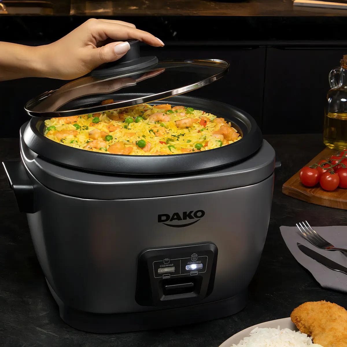 Panela de Arroz Elétrica Dako 700W 4L (10 xícaras)