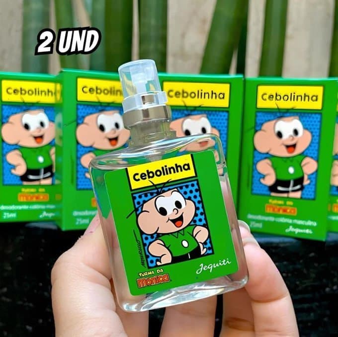 Kit 2x Colônia Miniatura Cebolinha Jequiti 25ml