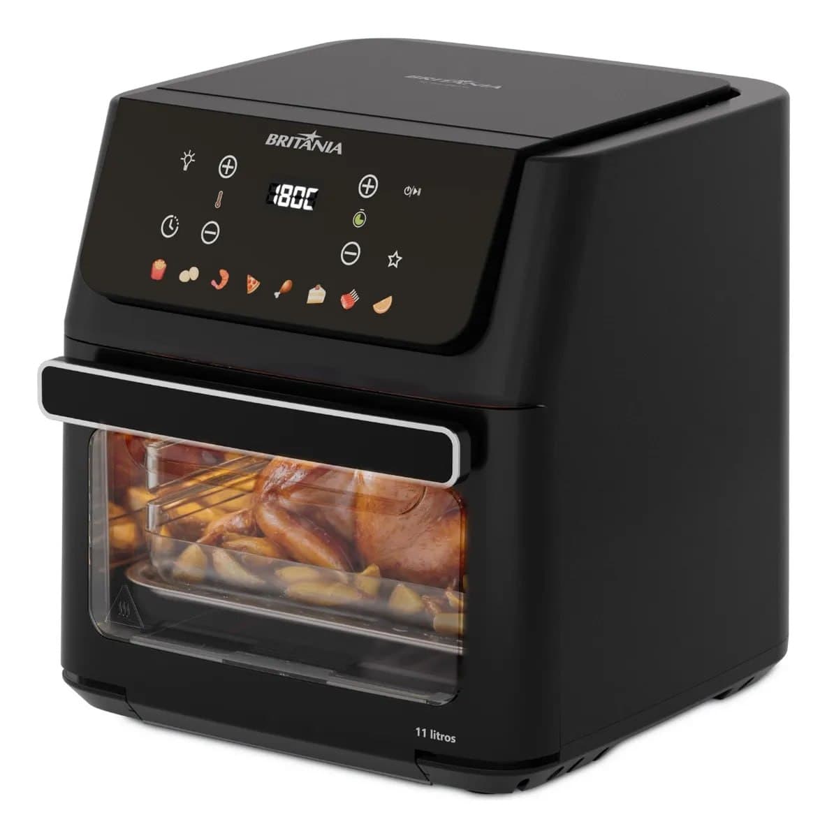 Fritadeira Air Fryer Oven Britânia 11 Litros 8 Funções 1800W BAF11A