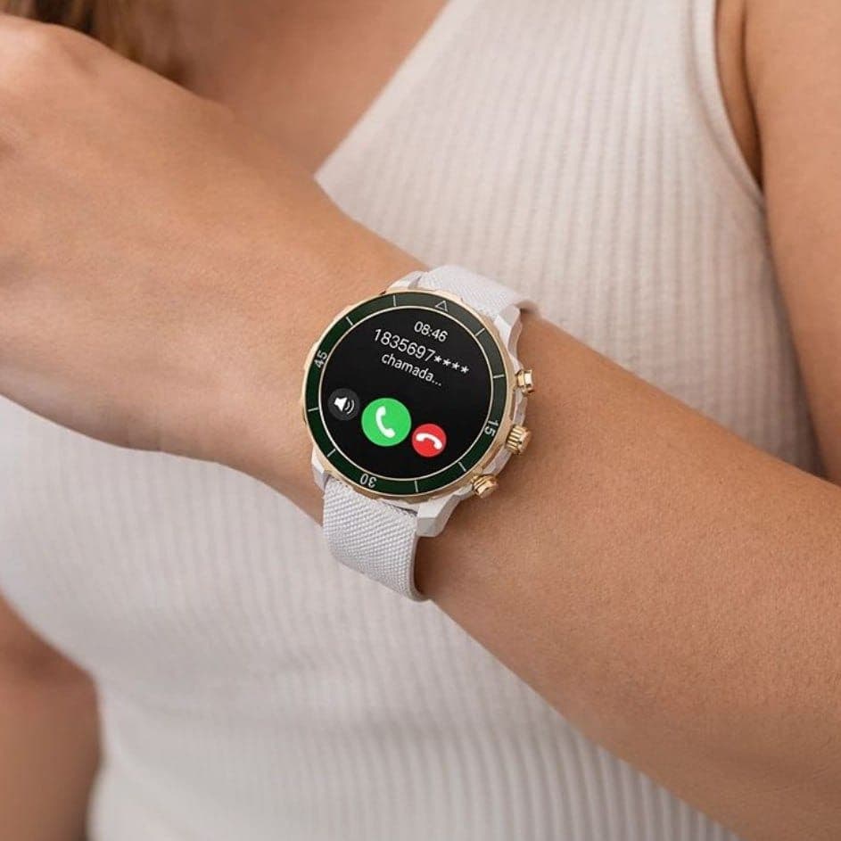 Relógio Inteligente Feminino IP68 Smartwatch Esportivo GPS