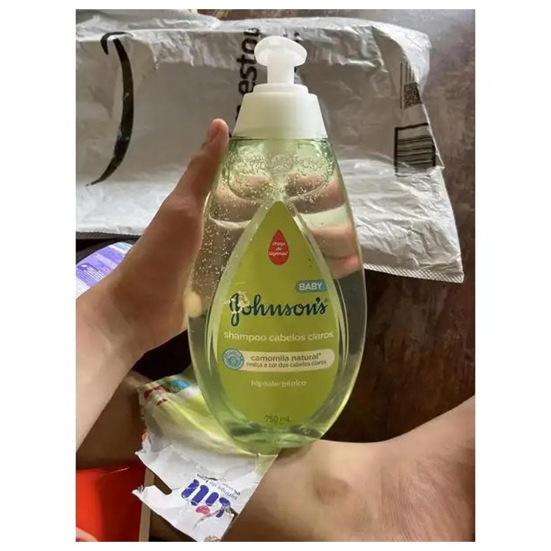 Johnson's Baby Shampoo Para Bebê Para Cabelos Claros 750ml