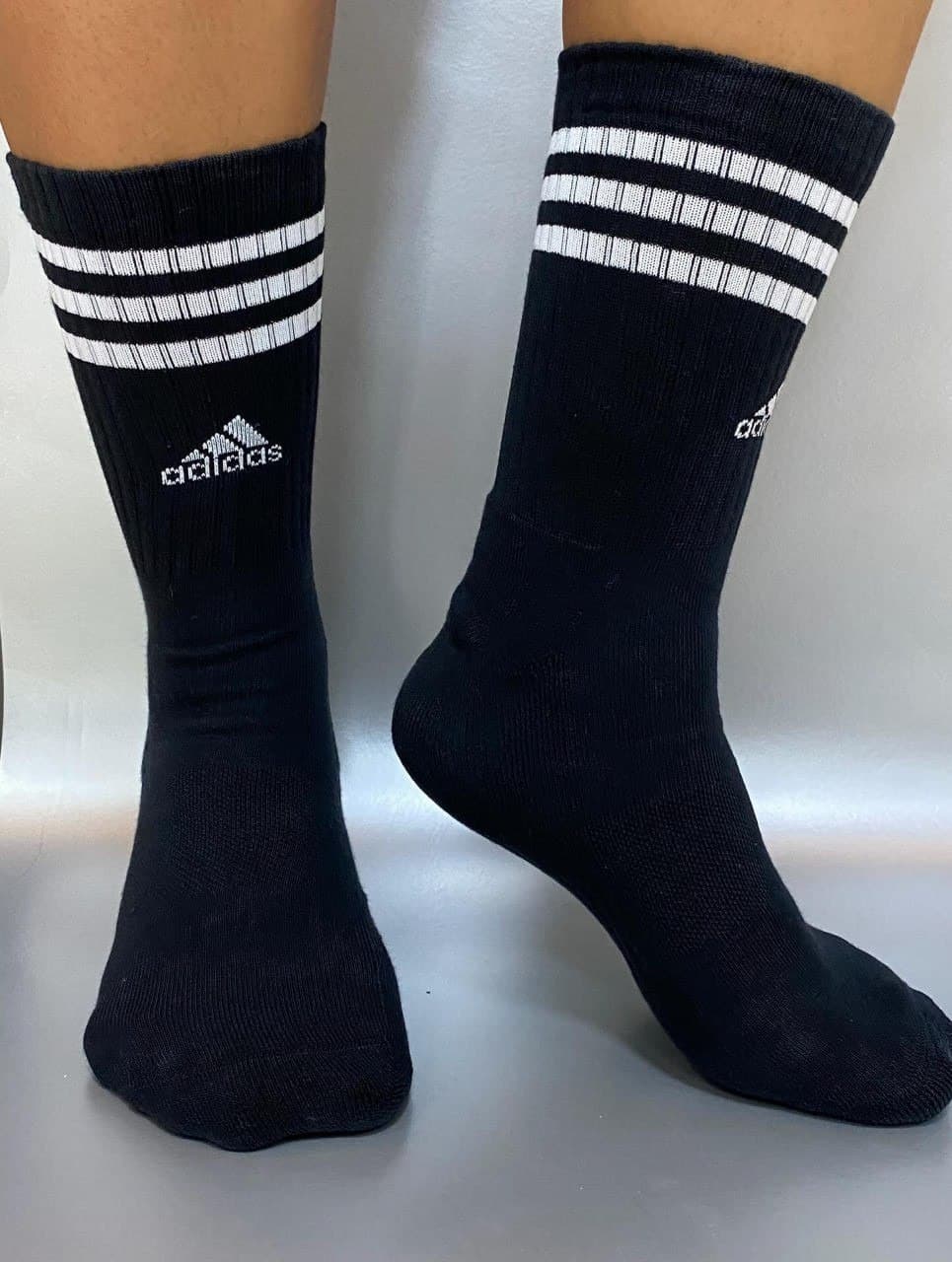 Kit Meias Adidas Cano Alto 3 Pares