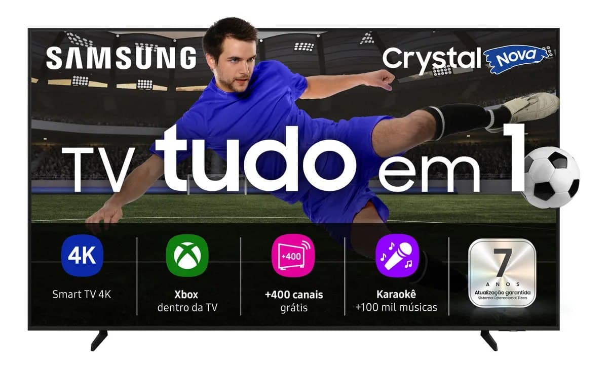 Smart TV Samsung Crystal 55" 4K