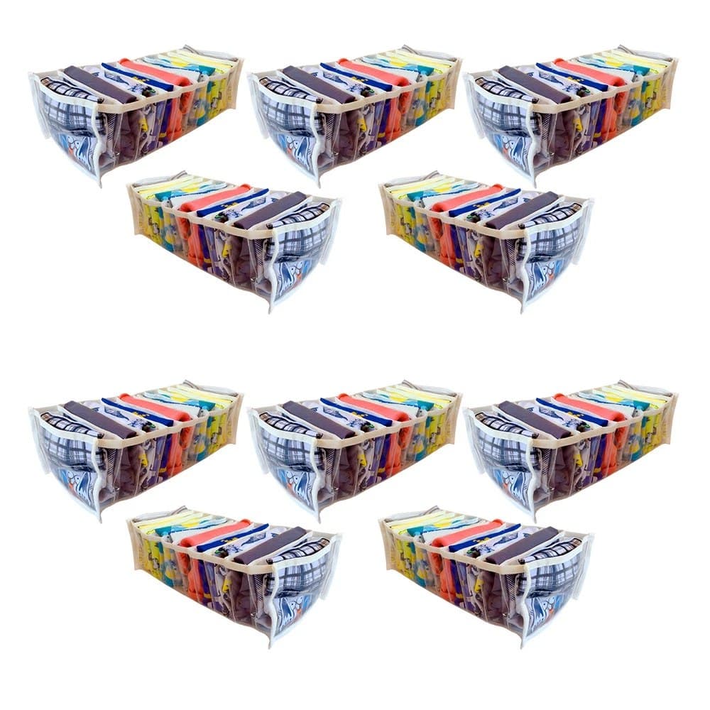 Kit 10 Colmeia organizadora de gavetas Para Calcinhas/Camisetas/Roupas bebê P, M,G,GG - Organizamais