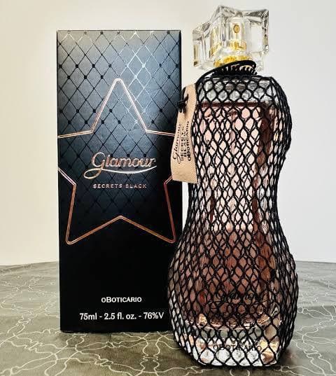Glamour Secrets Black Deo Colônia 75ml