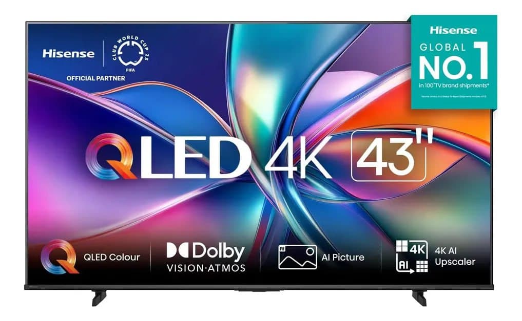 Smart TV 43" 4K 43Q6QV QLED Hisense