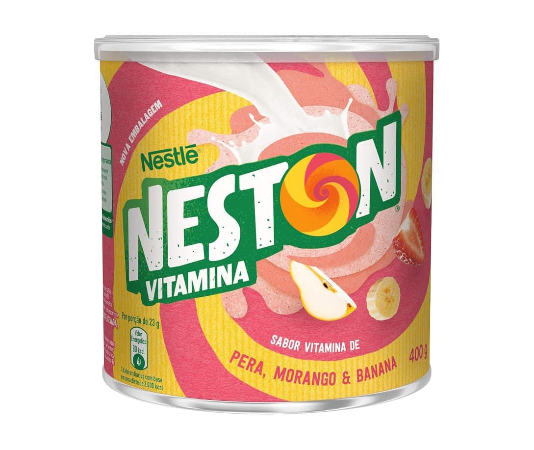 Neston Cereal Infantil Vitamina Morango, Pêra e Banana 400g