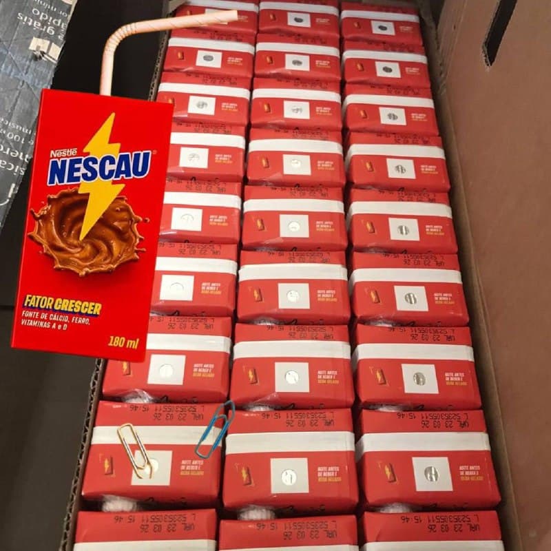 Nescau Bebida Láctea 180ml caixa com 27 unidades