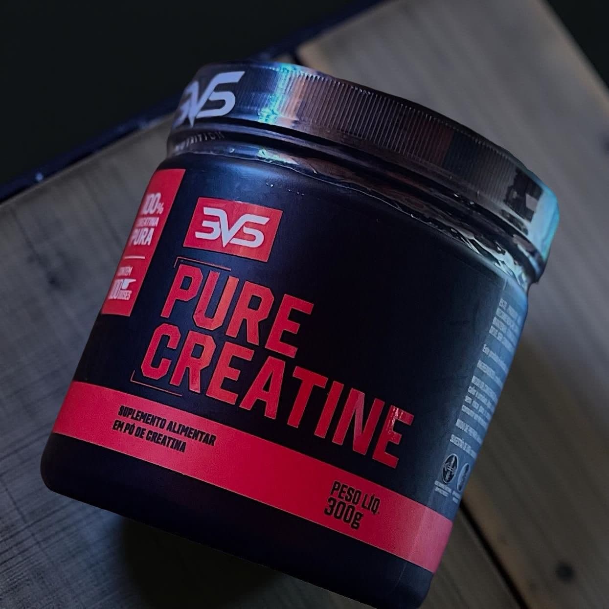 Creatina Monohidratada 300g - 100% Pura - 3vs Nutrition