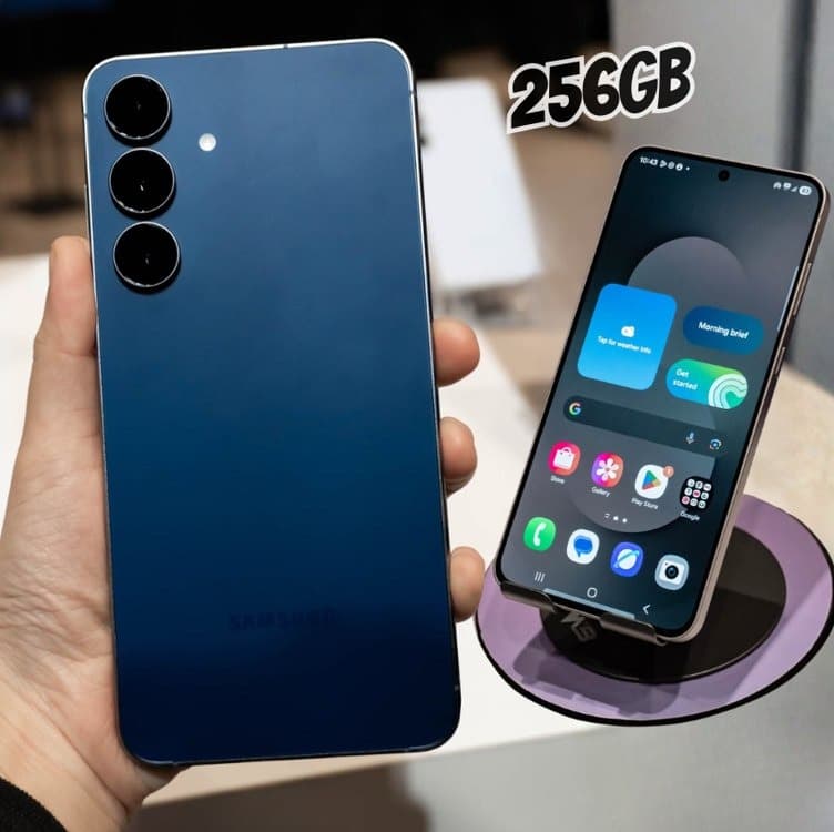 Celular Samsung Galaxy S25 FE 5G, 256GB, 8GB, Câmera Tripla - Azul Marinho