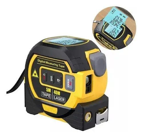 Telêmetro a Laser com Visor Digital Multifuncional 3 em 1
