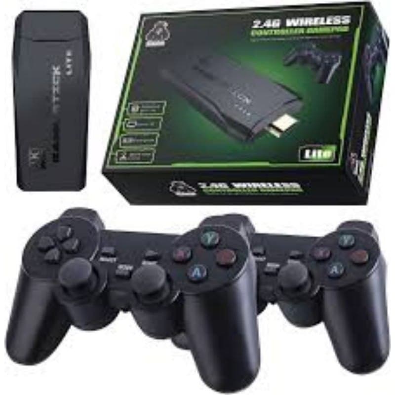 Video Game Stick 4K Original 64G - 10.000 Jogos e Controle Sem Fio