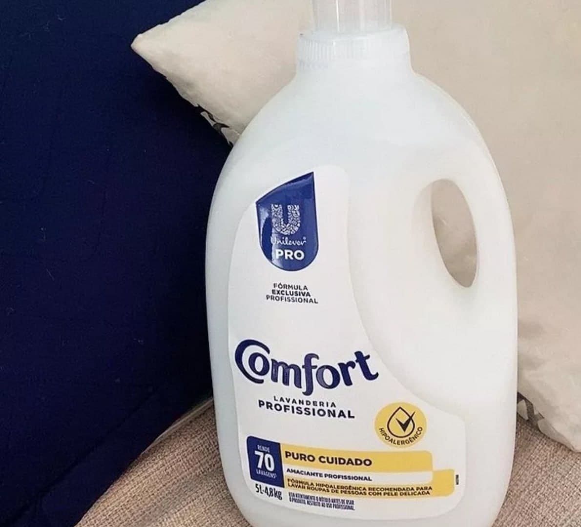 Amaciante Comfort Lavanderia Profissional Puro Cuidado 5L