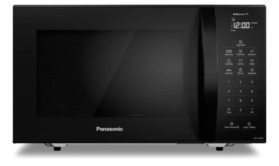 Micro-ondas Panasonic 27L Preto 1270W 110V NN-ST54RBRU