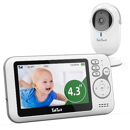 TakTark Babá Eletrônica com Câmera e Monitor