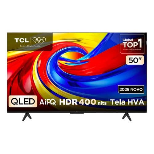 Smart TV TCL 50" QLED 4K P7L Google TV