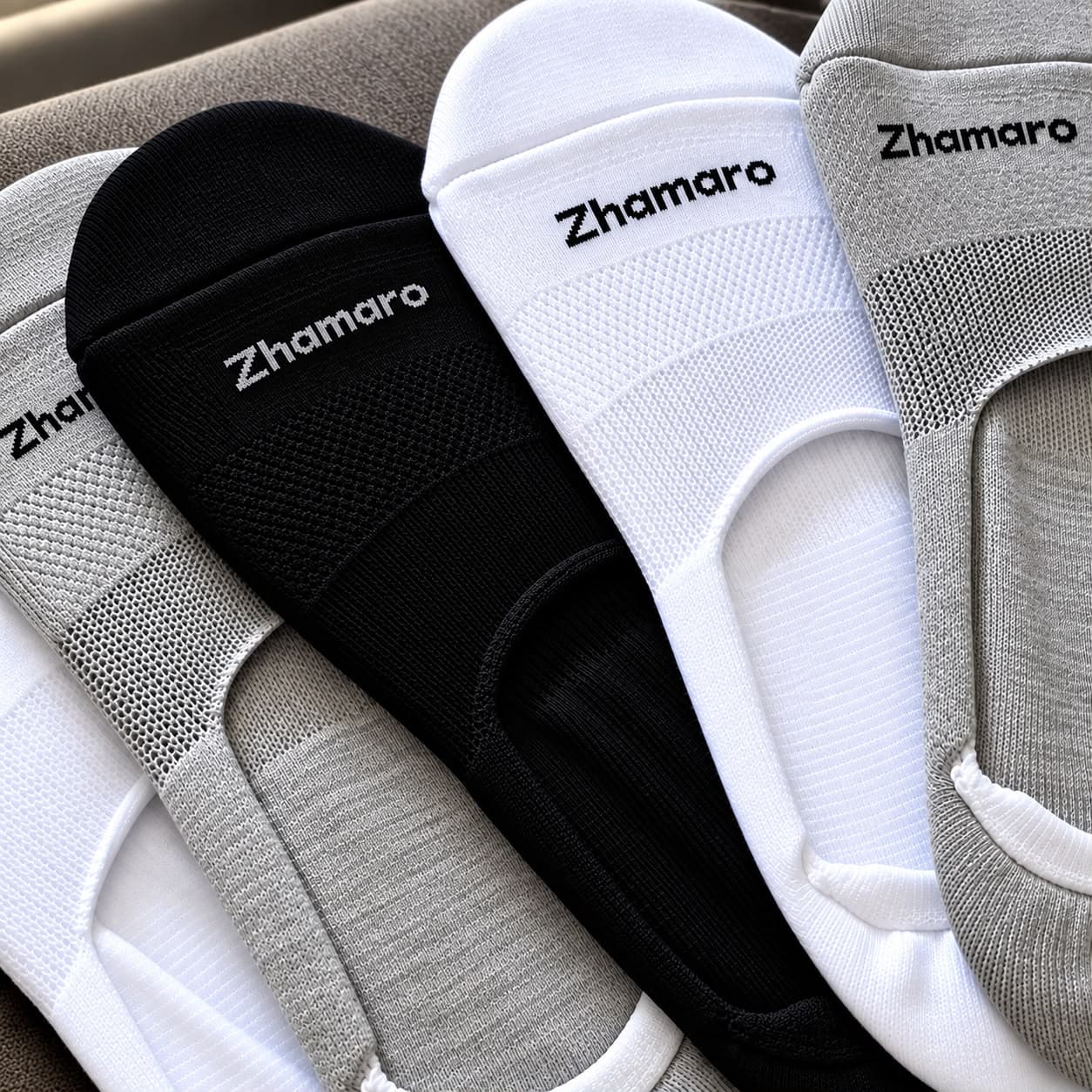 Kit 10 Pares Meias Zhamaro Algodão Sapatilha Invisível