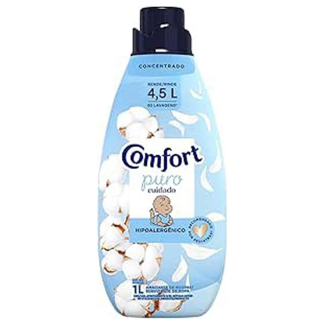 Amaciante Concentrado Comfort Puro Cuidado 1 L