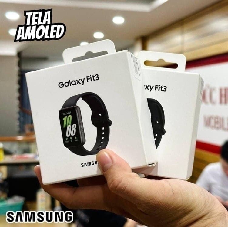 Samsung Galaxy Fit3 Pulseira Esportiva Prata