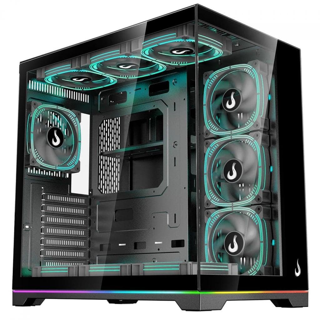 Gabinete Gamer Rise Mode Galaxy Glass Standard V2 LED ARGB Mid Tower